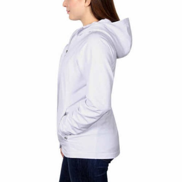 Kirkland Signature Ladies' Water-Repellent Wind Resistant Softshell Jacket White - Picture 3 of 10